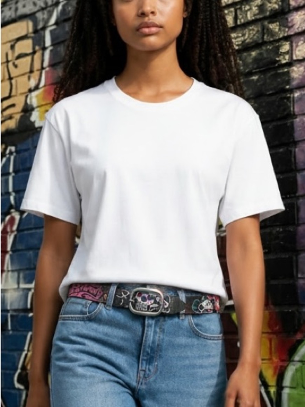 Vintage Ed Hardy “Love Kills Slowly” D Ring Leather Belt